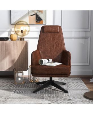 Kava Faux Leather Accent Chair