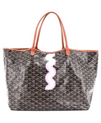 Pre-Owned Goyard - GM Saint Louis Tote Printed Coated Canvas