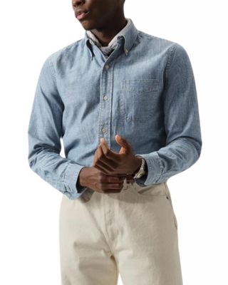Buck Mason - Japanese Chambray Classic Fit Button Down Shirt