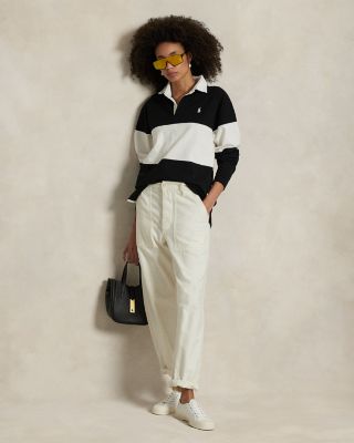 Ralph Lauren Color Blocked Cotton Jersey Rugby Shirt