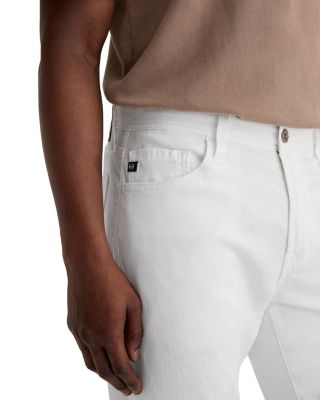 Everett Slim Straight Fit Jeans in Pristine White