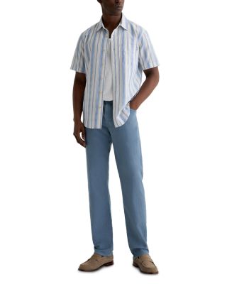 Everett Slim Straight Fit Jeans in Shore Break Blue
