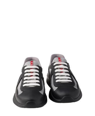 Men's America's Cup Soft Rubber and Bike Fabric Sneakers