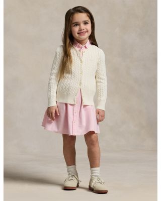 Girls' Cable-Knit Cardigan - Little Kid