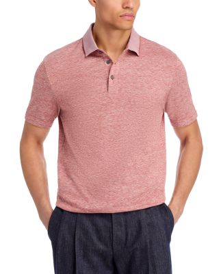 Short Sleeve Heathered Polo Shirt