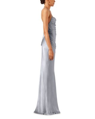 La Lune Lace Up Back Maxi Dress