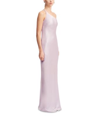 La Lune One Shoulder Cowl Back Gown