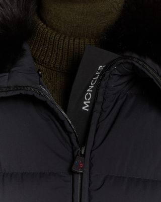 Arabbas Shearling Trim Puffer Jacket