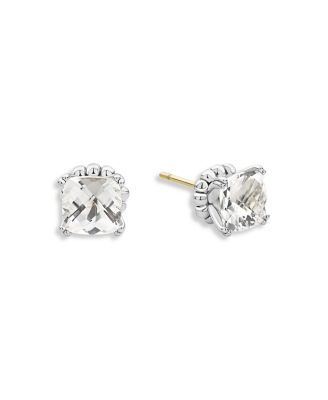 Sterling Silver Rittenhouse Prism White Topaz Stud Earrings