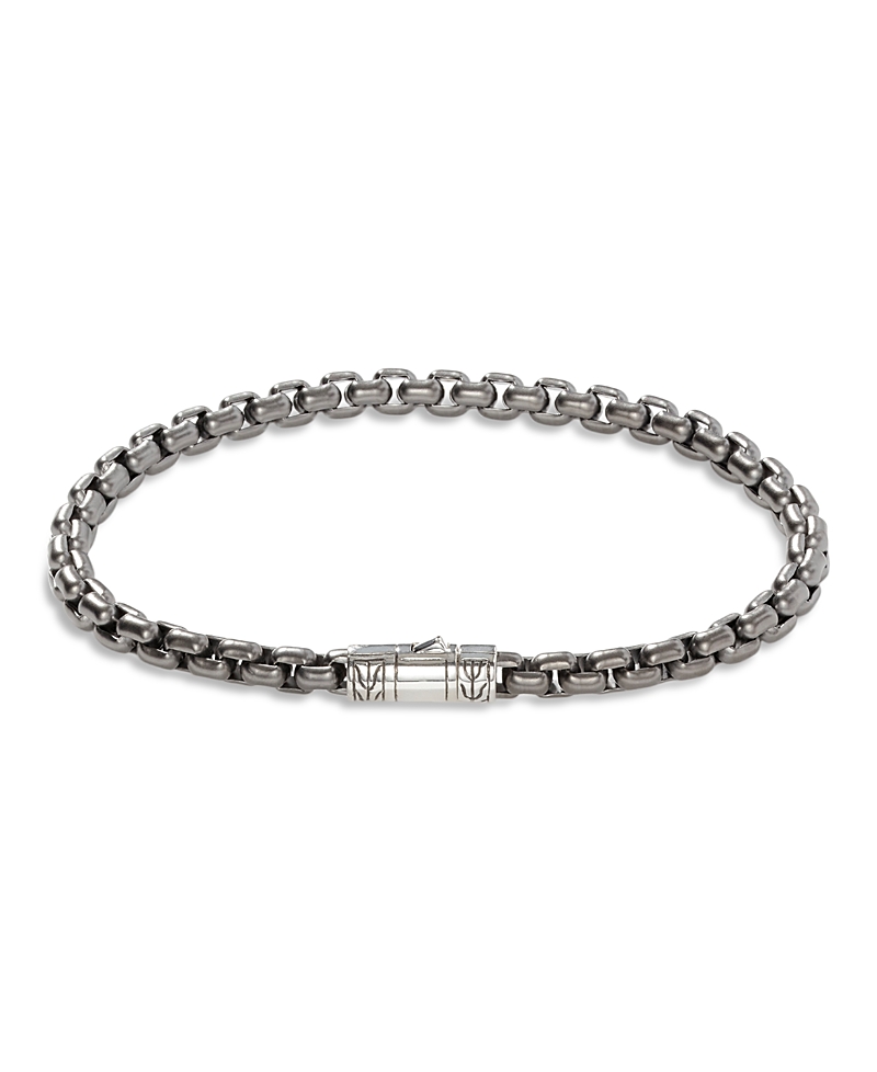 John Hardy Sterling Silver With Black Rhodium Classic Chain Bracelet