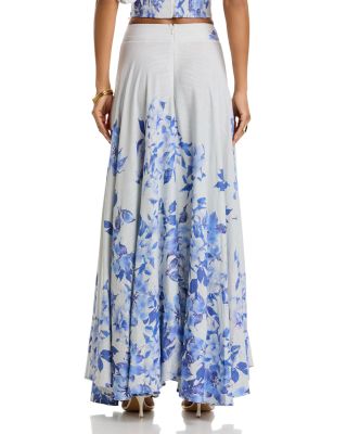 Placed Floral Skirt - Exclusive