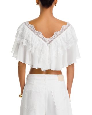 Lace Ruffle Top - Exclusive