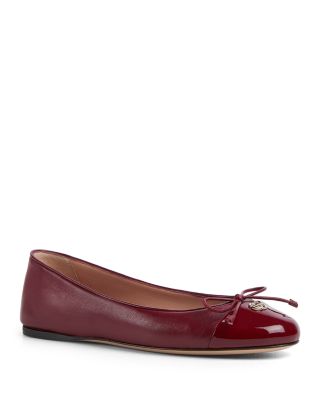 Women's New Marmont GG Leather Ballet Flats