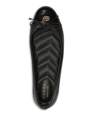 Women's New Marmont GG Leather Ballet Flats