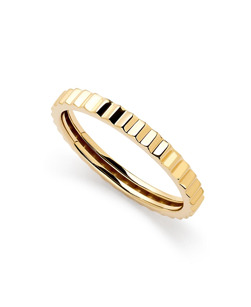 Ana Luisa Solid Gold Slim Nova Ring