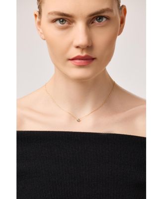 Gold Medium Lab Grown Diamond Necklace