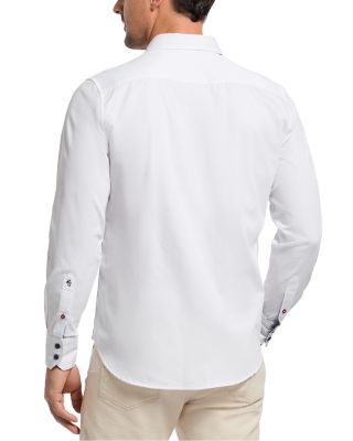 Madeira Patchwork Woven Long Sleeve Shirt