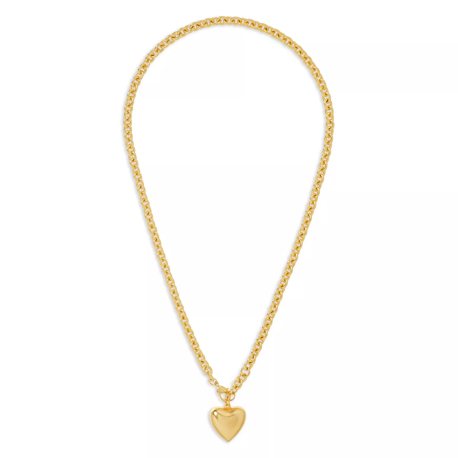 Roxanne Assoulin's Mini Puffy Heart Pendant Necklace