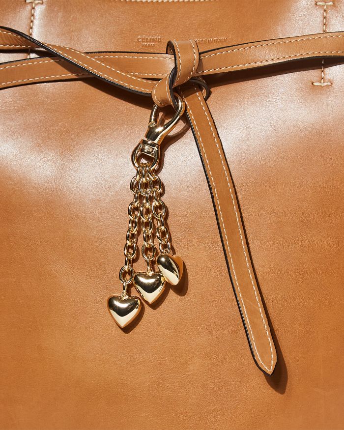 Mini Puffy Heart Trio Bag Charm