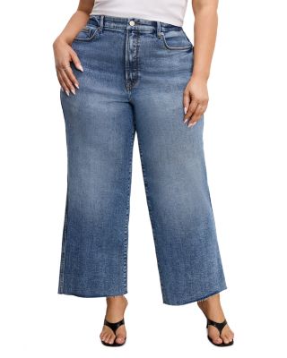 Good Skate Wide Cropped Jeans in Indigo978