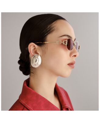 The Forbidden Oval Sunglasses, 53mm