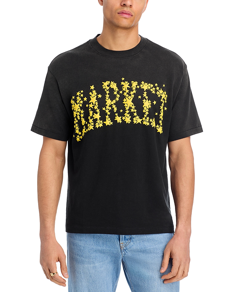 Market Galaxy Arc Cotton Graphic T-shirt In Black