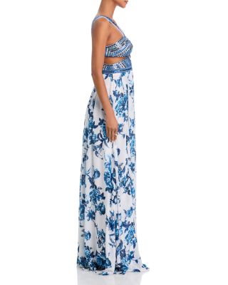 Annistyn Embellished Floral Gown