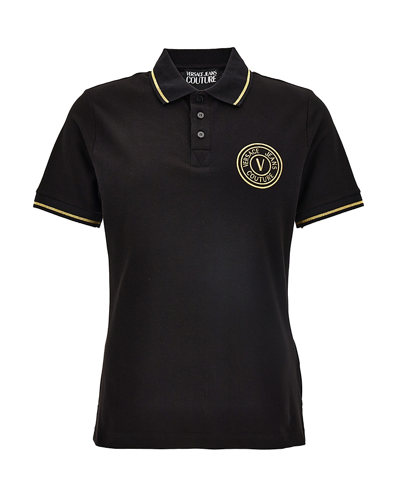 Versace Jeans Couture Cotton Pique Polo Shirt