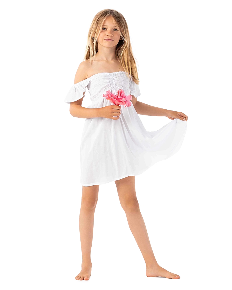 Tiare Hawaii Girls' Hollie Dress - Little Kid, Big Kid In White