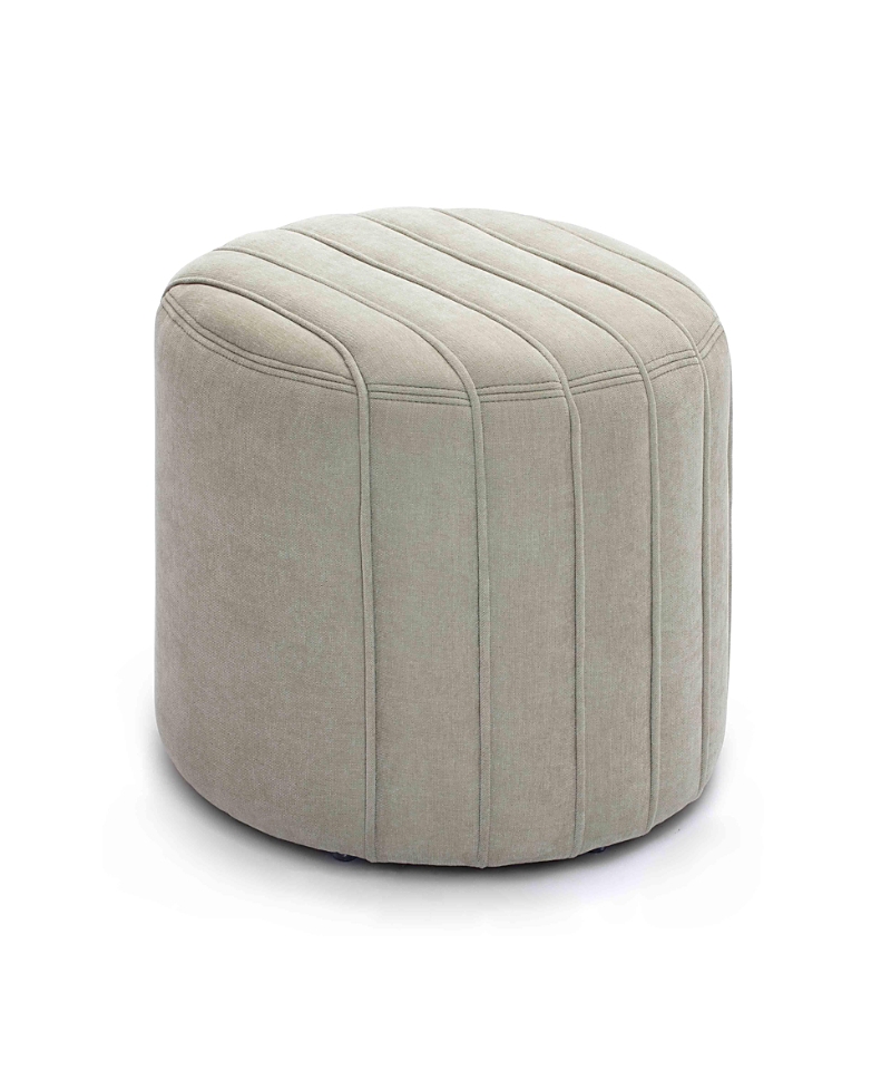 Tov Furniture Pouch Chenille Ottoman
