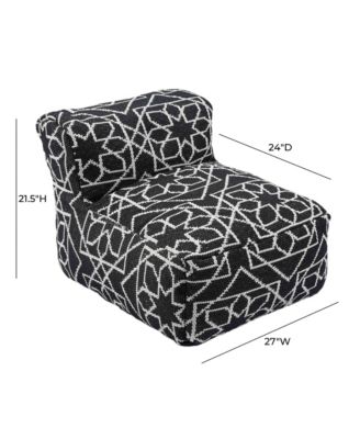 Chiara Outdoor Accent Pouf