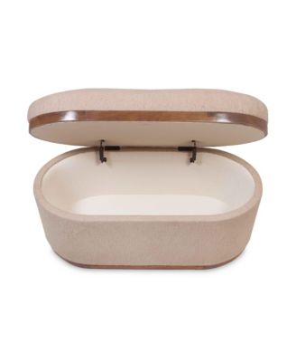 Olivier Oval Storage Ottoman