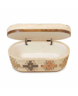 Olivier Oval Storage Ottoman