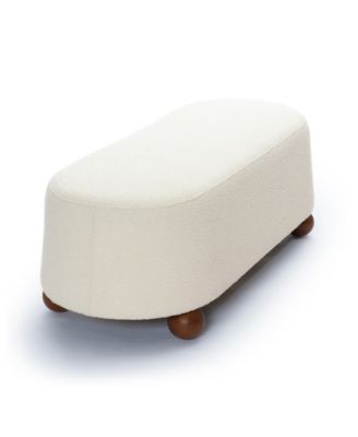 Jaine Boucle Large Ottoman