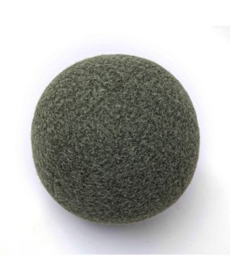 Boba Long Faux Mohair 9" Ball Pillow