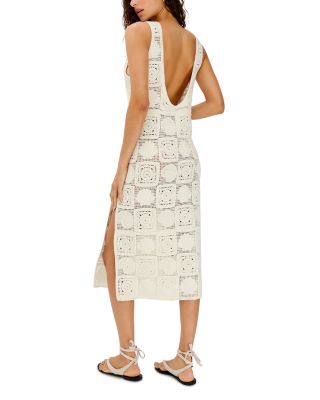 x L Space Calla Crochet Midi Dress