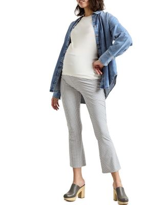 The Maternity Bodyflex Crop Flare Legging