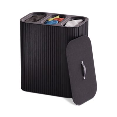 Tota Trio Luxe 90-liter Bamboo Laundry Separation Basket