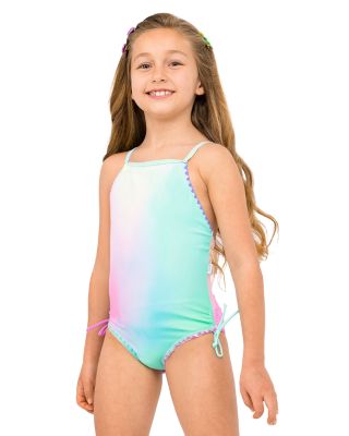 Girls' Jasmira Printed One Piece Swimsuit - Little Kid, Big Kid