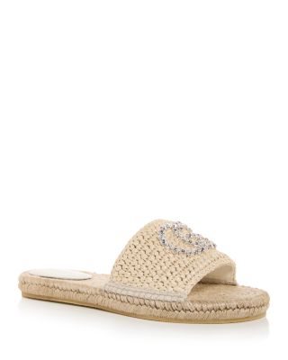 Gucci - Women's Cora Espadrille Slide Sandals