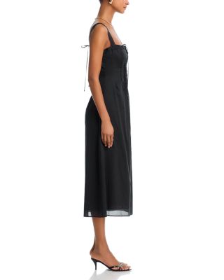 Matilde Lace Trim Midi Dress
