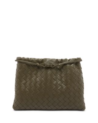 Dustbag Intrecciato Leather Shoulder Bag