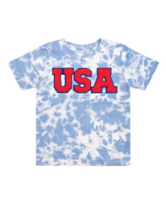 Unisex USA Patch Short Sleeve T-Shirt - Little Kid, Big Kid
