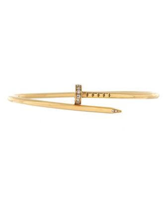 Pre-Owned Cartier - Small Juste un Clou Bracelet 18K Rose Gold with Diamonds