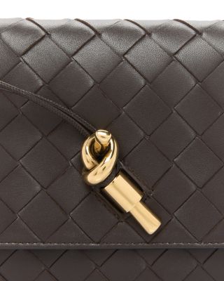 Andiamo Intrecciato Leather Crossbody Bag