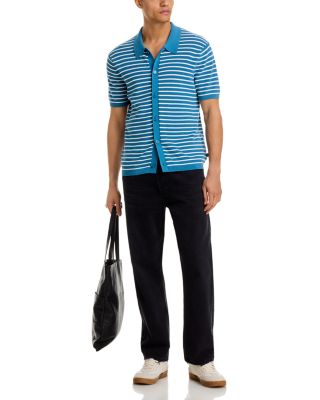 Textured Striped Regular Fit Button Down Shirt  