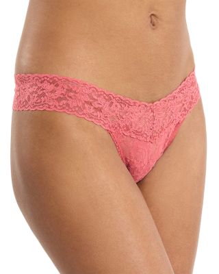 Signature Lace Low Rise Thongs