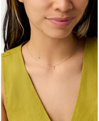 Solid Gold - Birthstone Necklace