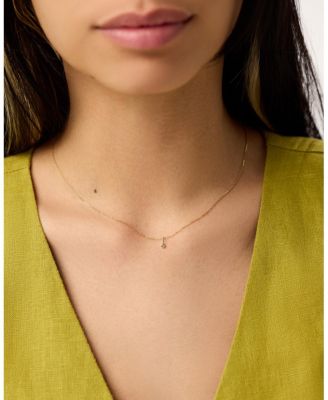 Solid Gold - Birthstone Necklace