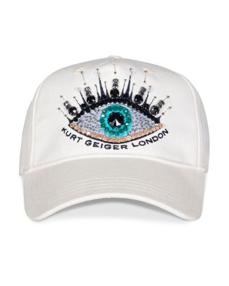 Evil Eye Trucker Hat with Jewels NWT White/Blue Evil Eye Trucker Hat with Jewels NWT | Mercari main image 3